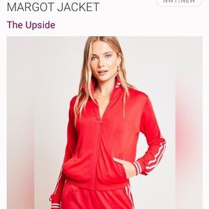 The Upside Vibrant Red Track Jacket